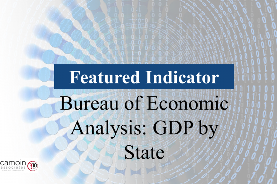 An abstract blue spiral background with text across it reading 