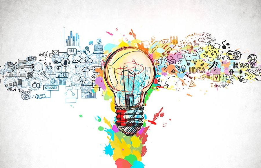 A colorful lightbulb with economic development and business-related images flowing around it illustrates the rise of entrepreneurship-led economic development strategies