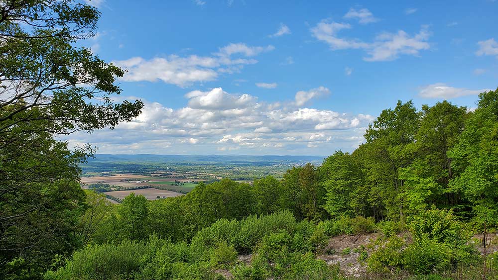 A scenic overlook in Centre County, Pennsylvania